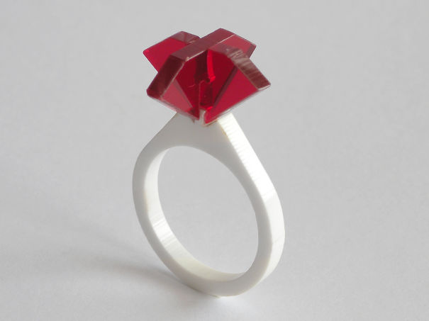 Ollo, A Lasercut Solitaire Ring For Dreaming