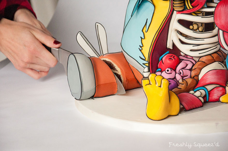 Ralph From The Simpsons Turned Into A Creepy Cake