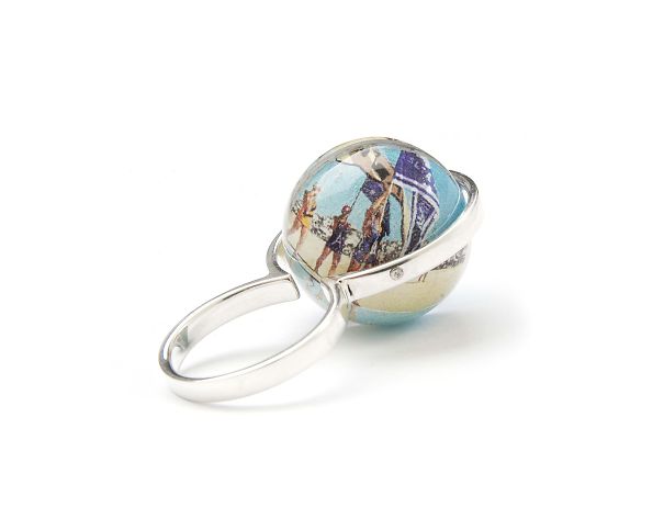 Globe Ring By Bronwen