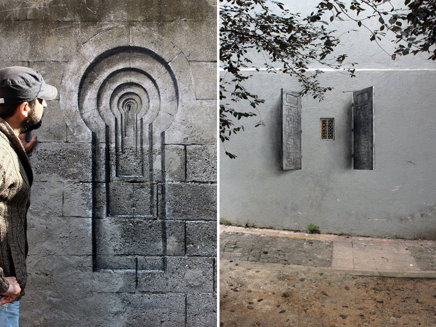 Spanish Artist Pejac Spreads Poetic Street Art Around European Cities