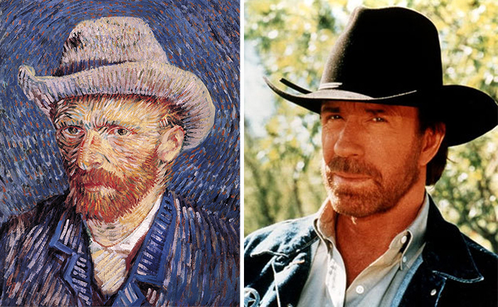 Van Gogh Looks Like Chuck Norris
