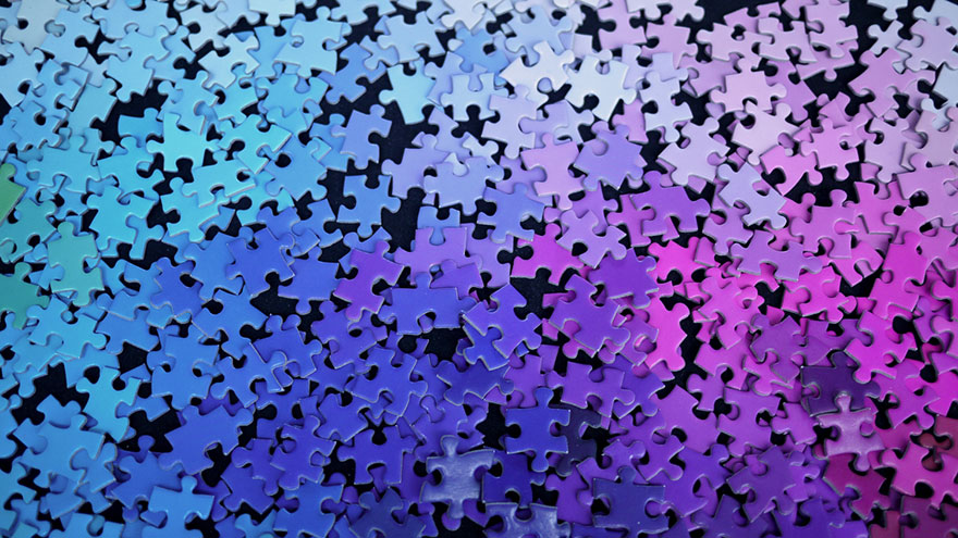 1000-Piece CMYK Color Gamut Jigsaw Puzzle By Designer Clemens Habicht 