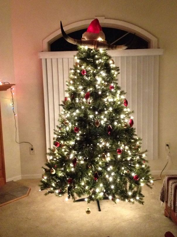 Texas Long Horn Christmas Tree
