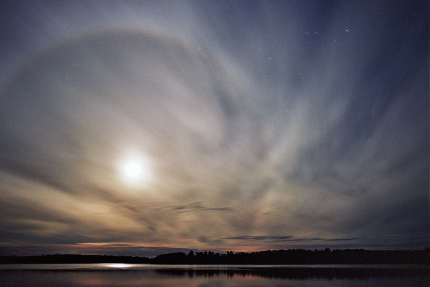 Full Moon Over Lake Vermilion, Minnesota