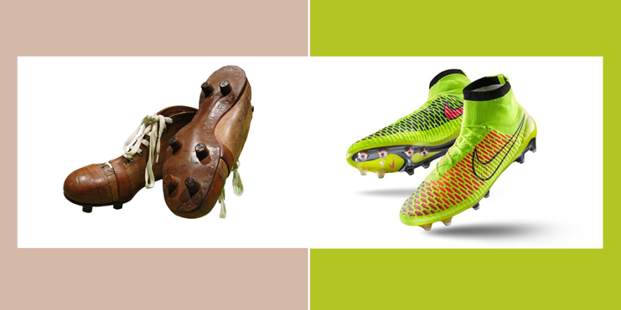 Soccer Shoes Before And Now