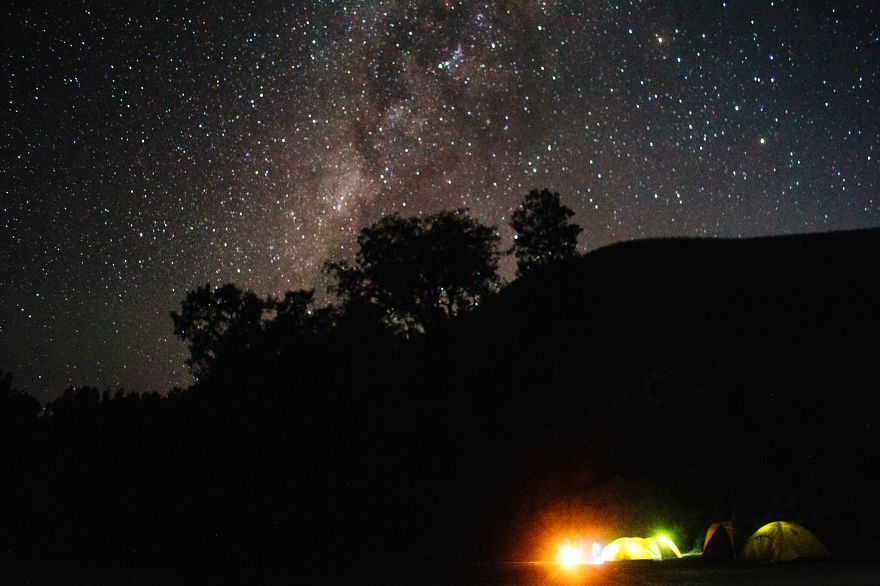 Camping Under The Milky Way (ranu Kumbolo, Indonesia)