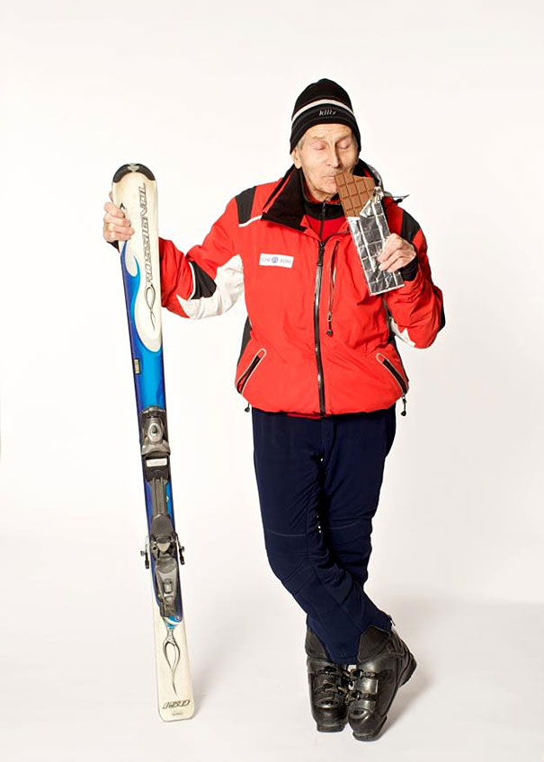 96-Year-Old Mountain Skier Alexander Rozental