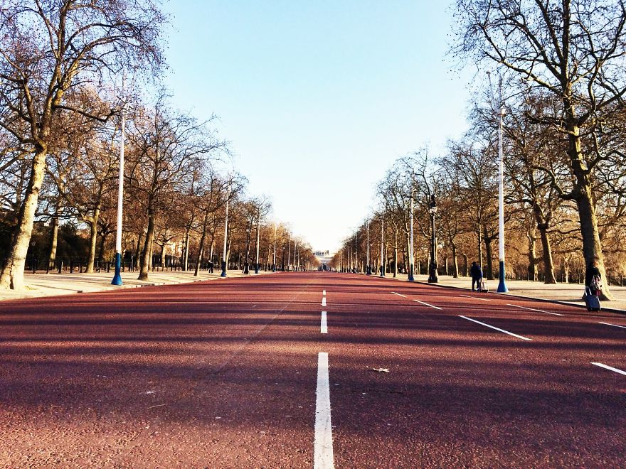 I Rode My Bike Through The Empty Streets On Christmas Day In London