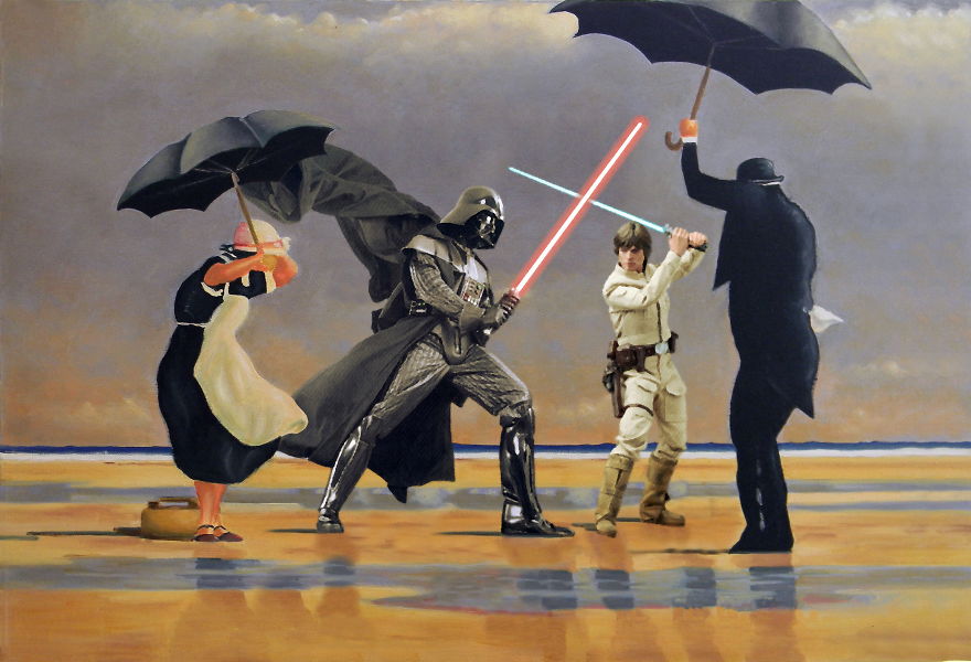 20 Famous Paintings Reimagined With Star Wars Elements