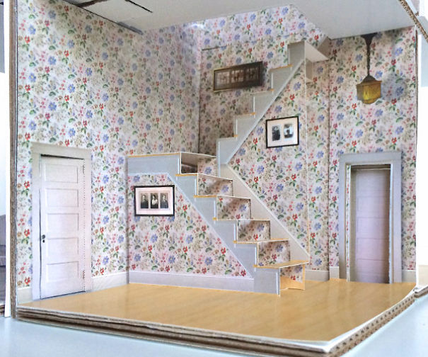 A Real House Turned Into A Pop-up Paper Doll House