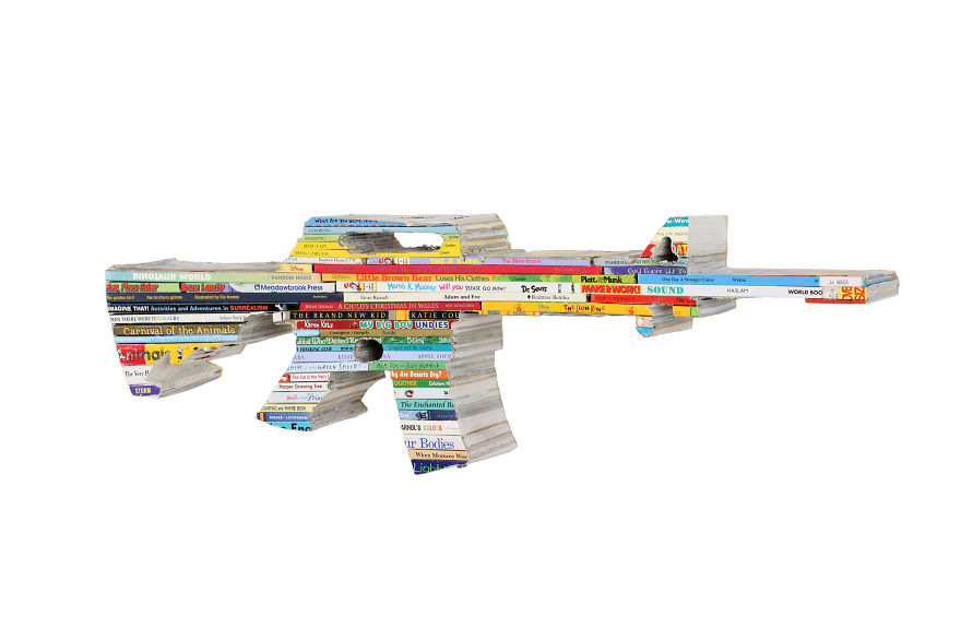 Ar-15 Made From Childrens Books ©rossa Cole, 2014