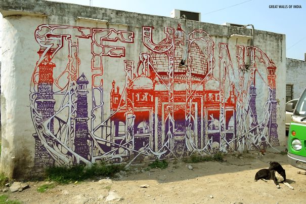 Check Some Awesome Graffiti Art From New Delhi, India