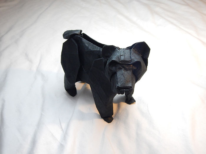 Origami Black Bear