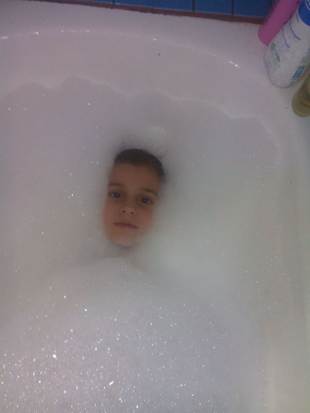 Bubble Bath, Daddy's Style...