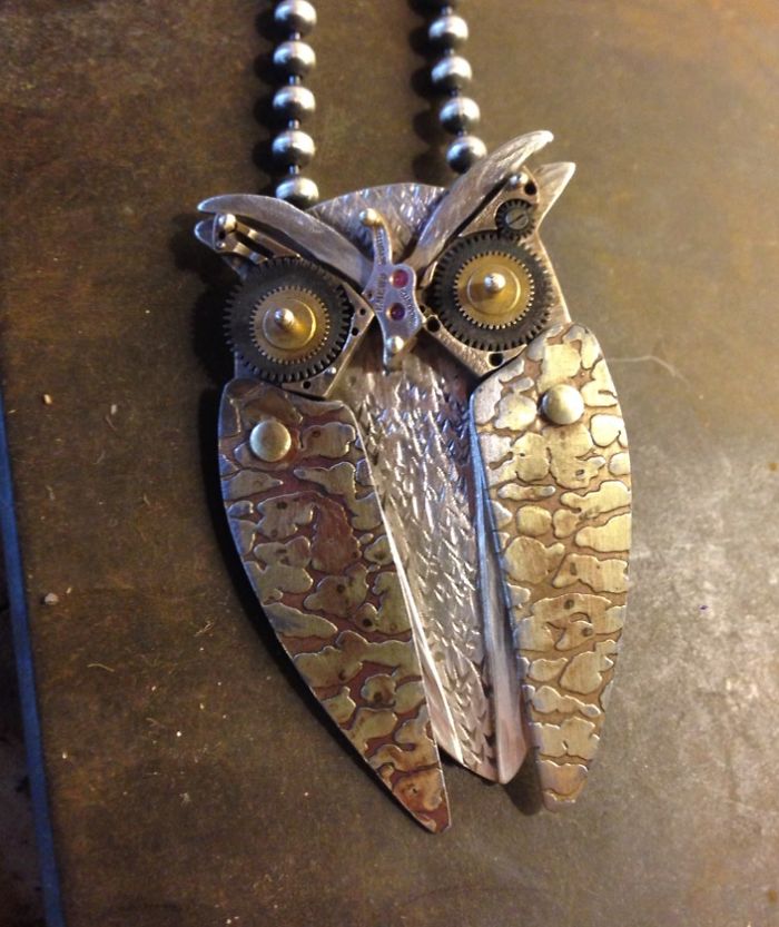 Who Are You.........owl Pendant...