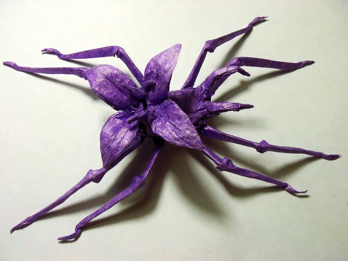Origami Lilac Spider