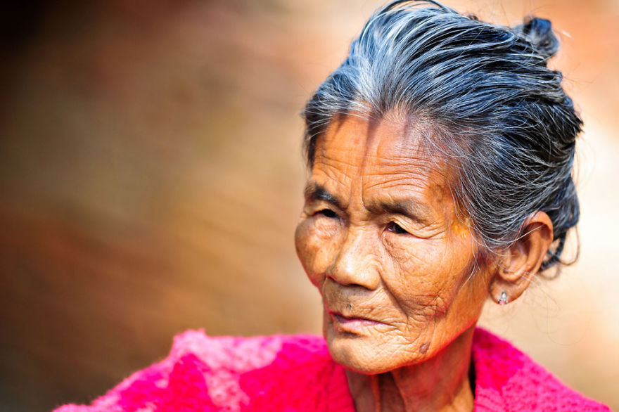 An Old Burmese Woman