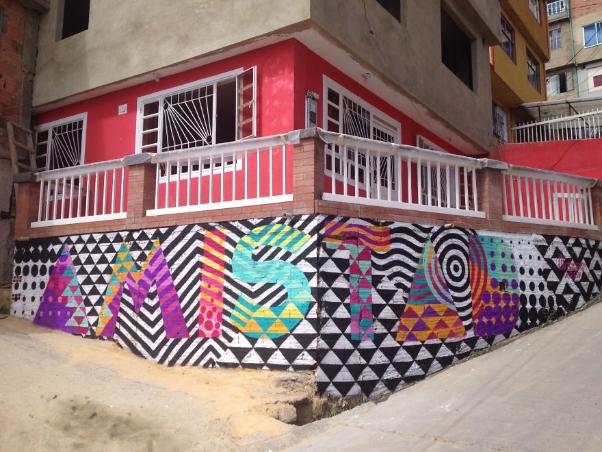 Our Street Art In A Colombian Slum