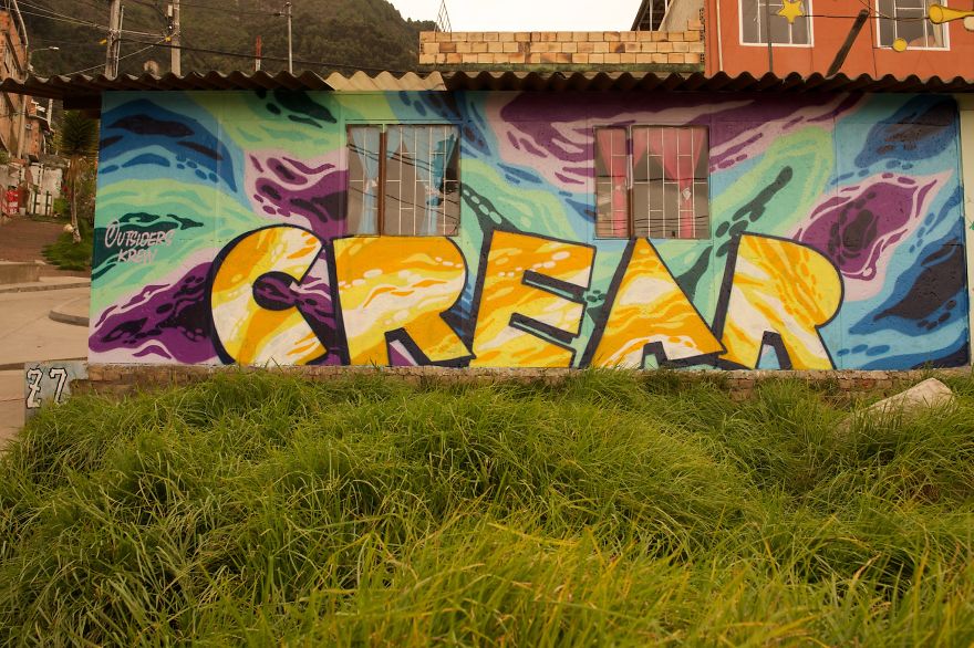 Our Street Art In A Colombian Slum