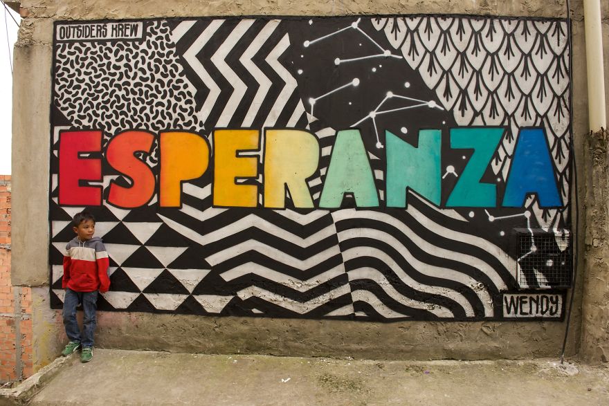 Our Street Art In A Colombian Slum