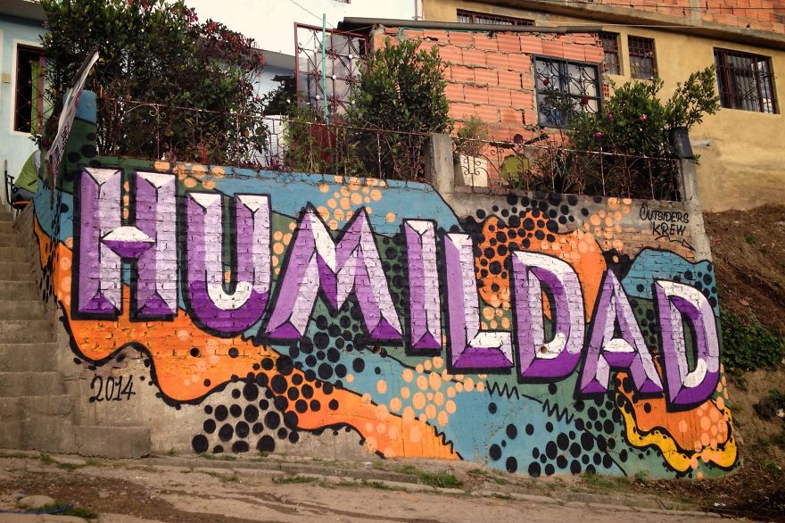 Our Street Art In A Colombian Slum