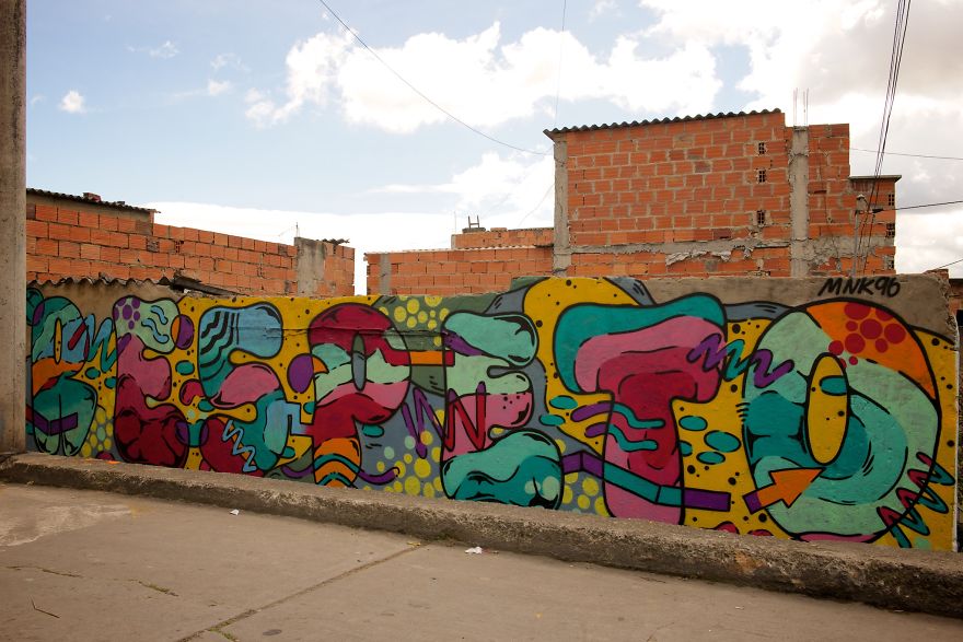 Our Street Art In A Colombian Slum