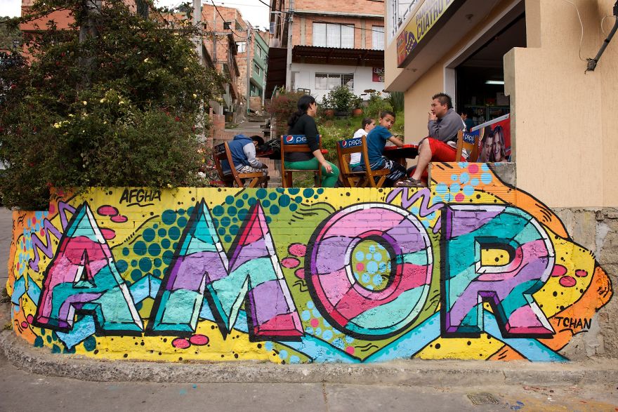Our Street Art In A Colombian Slum