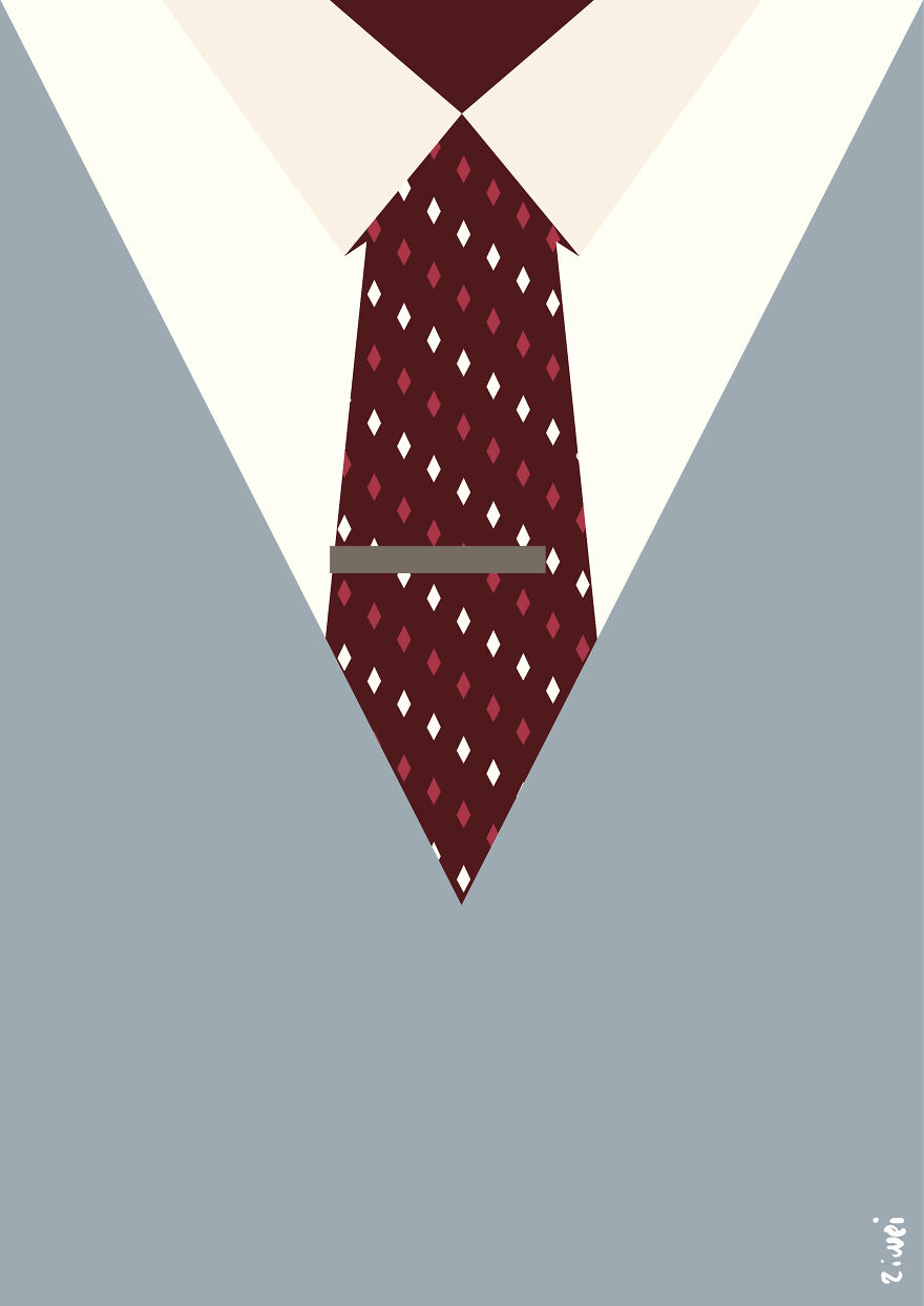 15 Minimalistic Posters Of Suits From Famous Movies