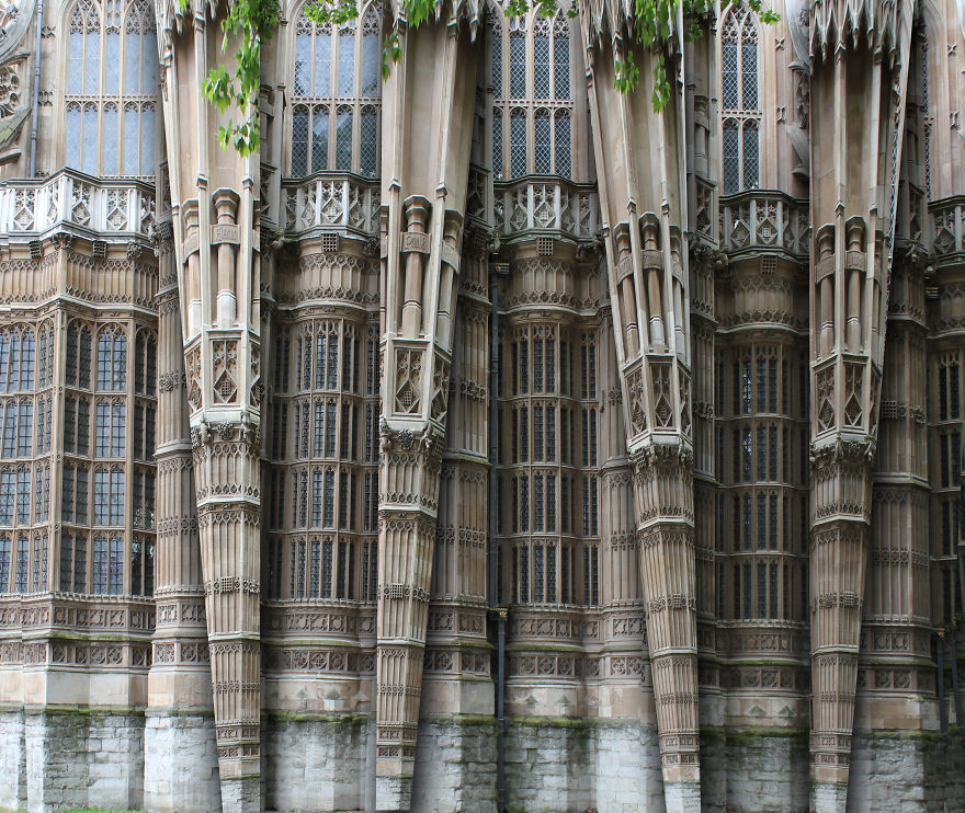 Westminster Facade Fantasy Architecture Constructions