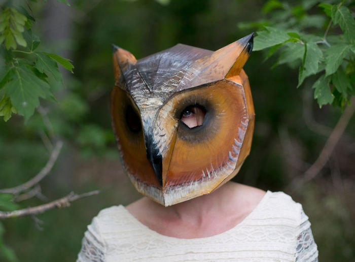 Owl Paper Mask