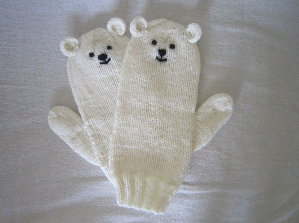 Polar Bear Mittens
