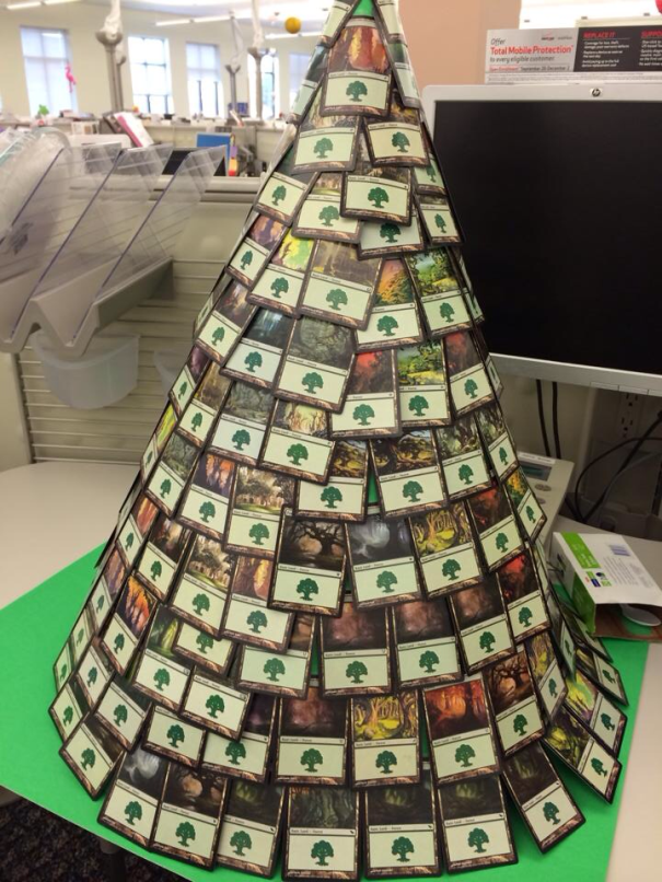 Magic The Gathering Card Game Christmas Tree