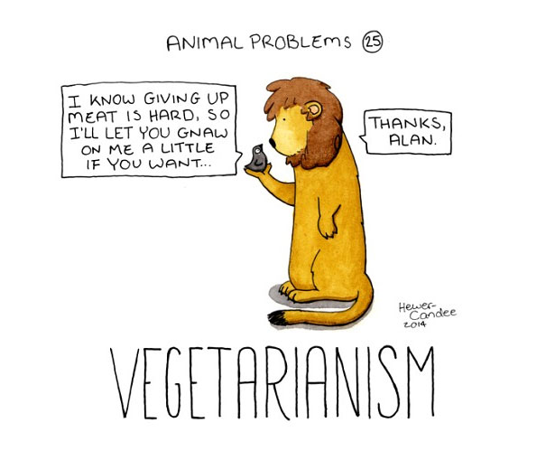 Artist Turns Animal Problems Into Cute Comics
