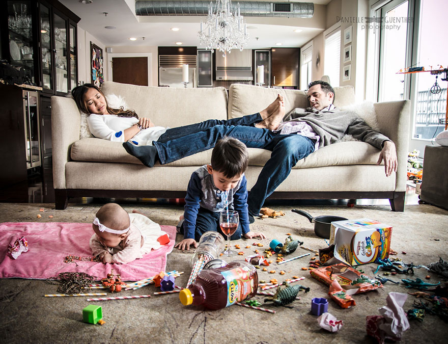 Photographer Reveals The True Chaos Of Being A Parent