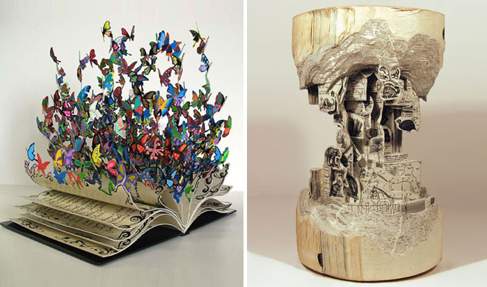 Post The Most Beautiful Examples Of Book Sculptures