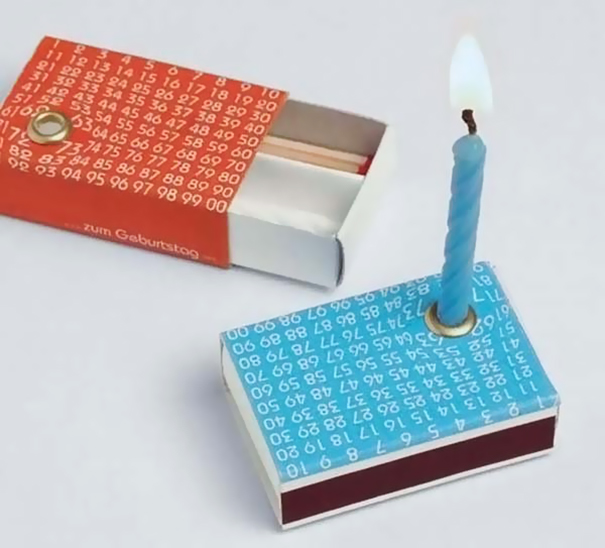 Tiny Candle With A Matchbox