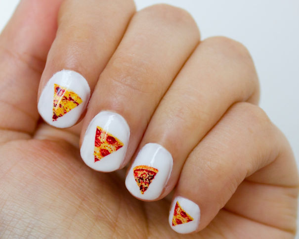 Pizza Nail Decals
