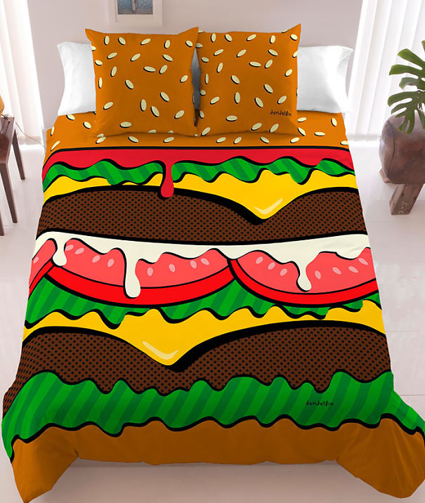 Hamburger Bed Sheets