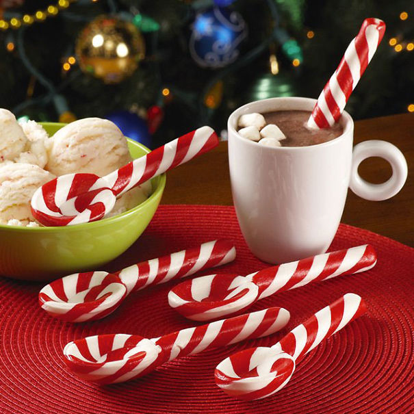 Pepermint Candy Cane Spoon