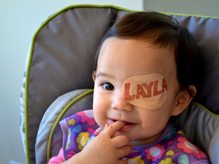 This Girl Has To Wear An Eyepatch, So Her Dad Tries To Make The Best Of It