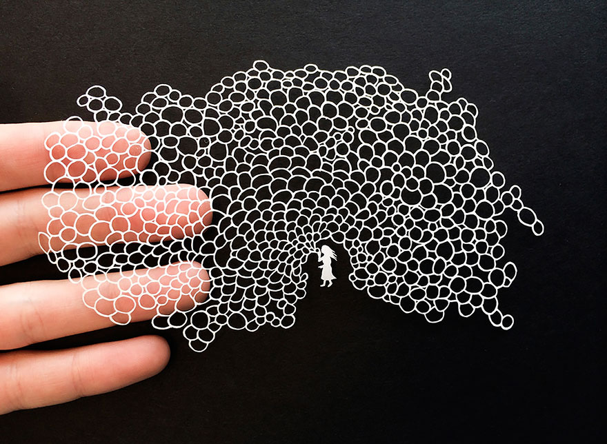 Incredibly Detailed Hand-Cut Paper Art By Maude White
