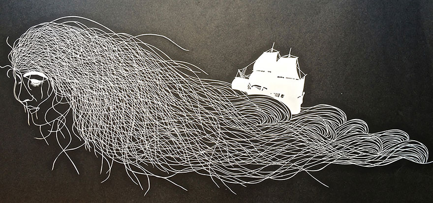 Incredibly Detailed Hand-Cut Paper Art By Maude White