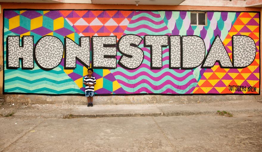 Our Street Art In A Colombian Slum