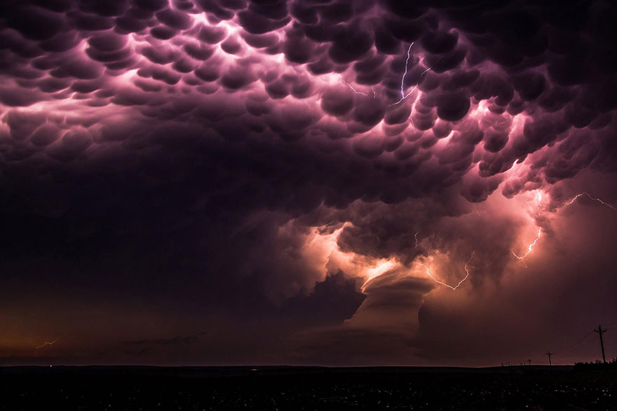 Thunderstorm Near Broken Bow, Nebraska, Usa