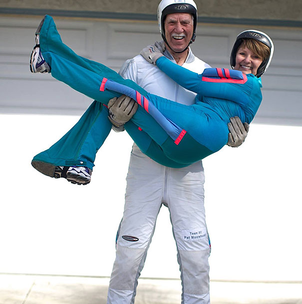 Pat And Alicia Moorhead, 81 And 66-Year-Old Skydivers