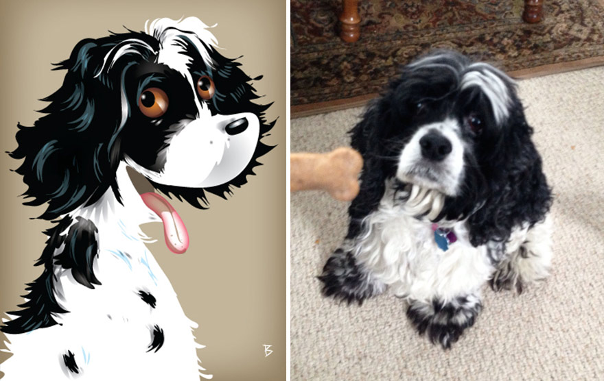 I Draw Pet Illustrations Based On Their Personalities