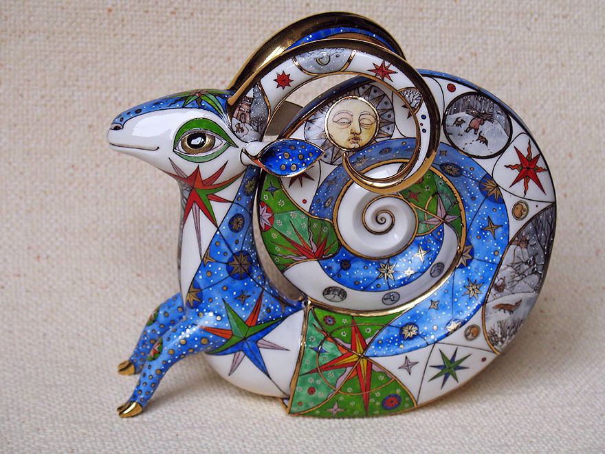 Ukrainian Artist Duo Creates Beautiful Fairytale Porcelain Creatures