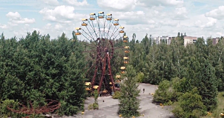 Post-Apocalyptic Drone Footage From Prypiat, Chernobyl