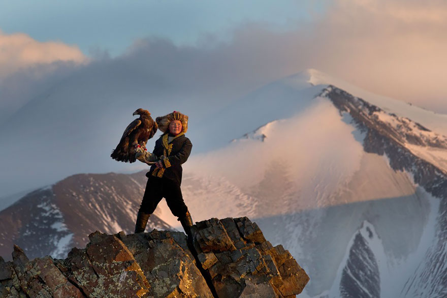 A 13-Year-Old Eagle Huntress In Mongolia