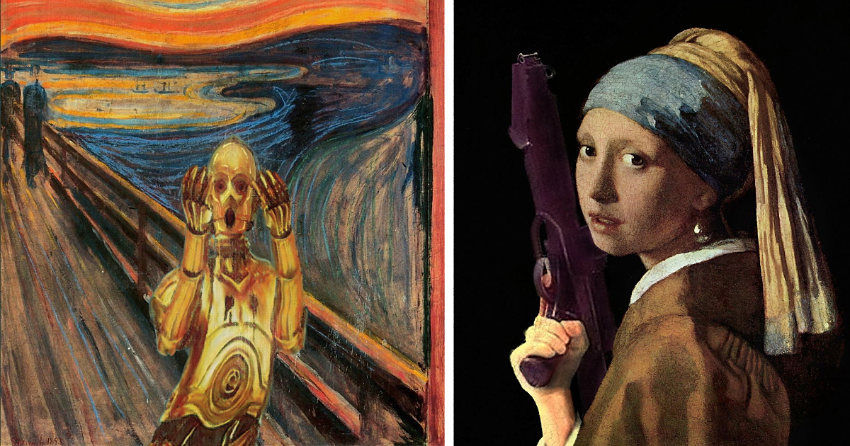 12 Famous Paintings Reimagined With Star Wars Elements  Bored Panda